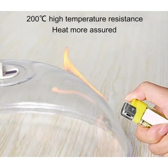 Microwave (Food Splatter-Cover)-(Clear)-(Size: 10.4 inch-26.5cm)-(New)-$30.00 - Picture 7 of 8